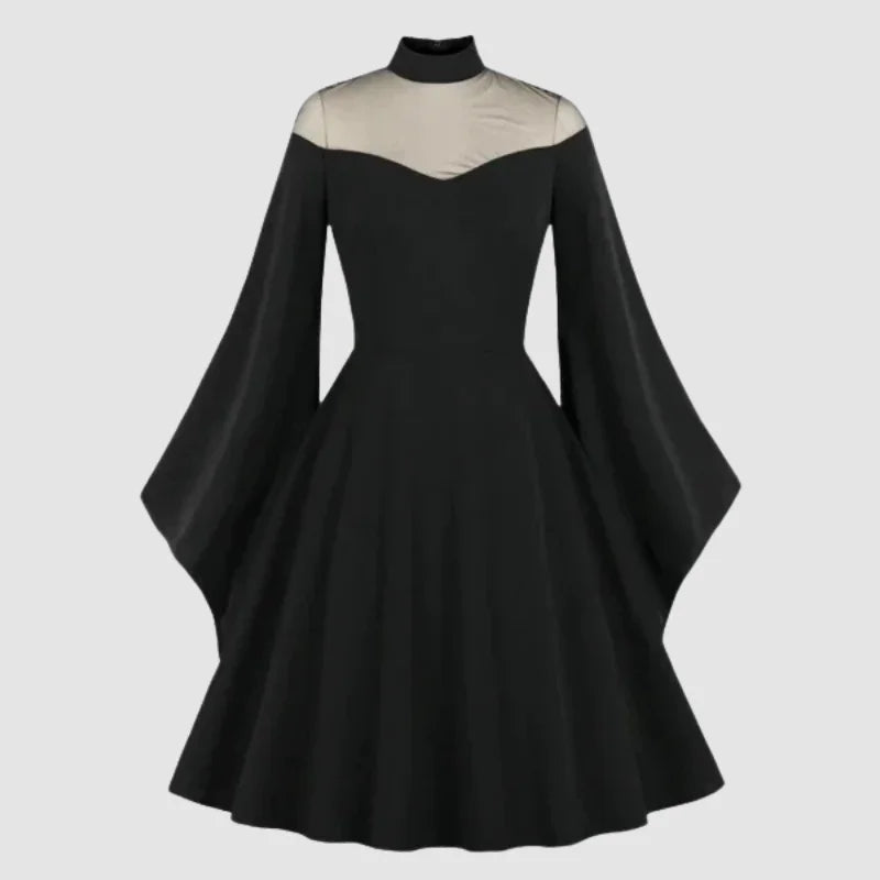 Gothic-Abendkleid, schwarz
