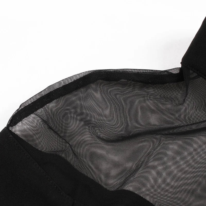 Gothic-Abendkleid, schwarz