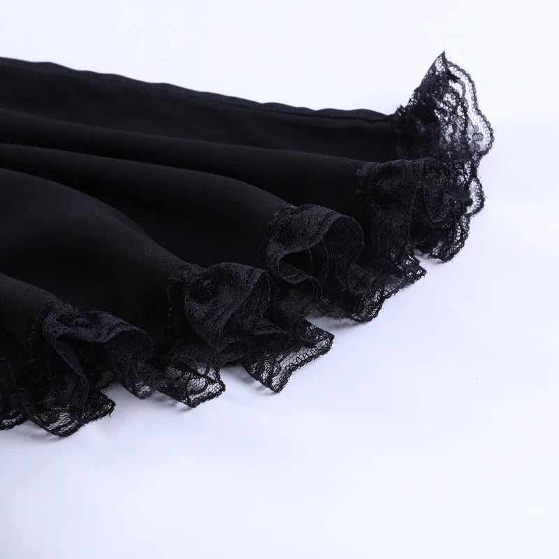 Corset en dentelle de velours