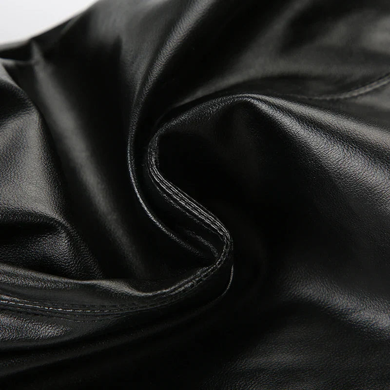 Gothic-Lederhose - schwarz