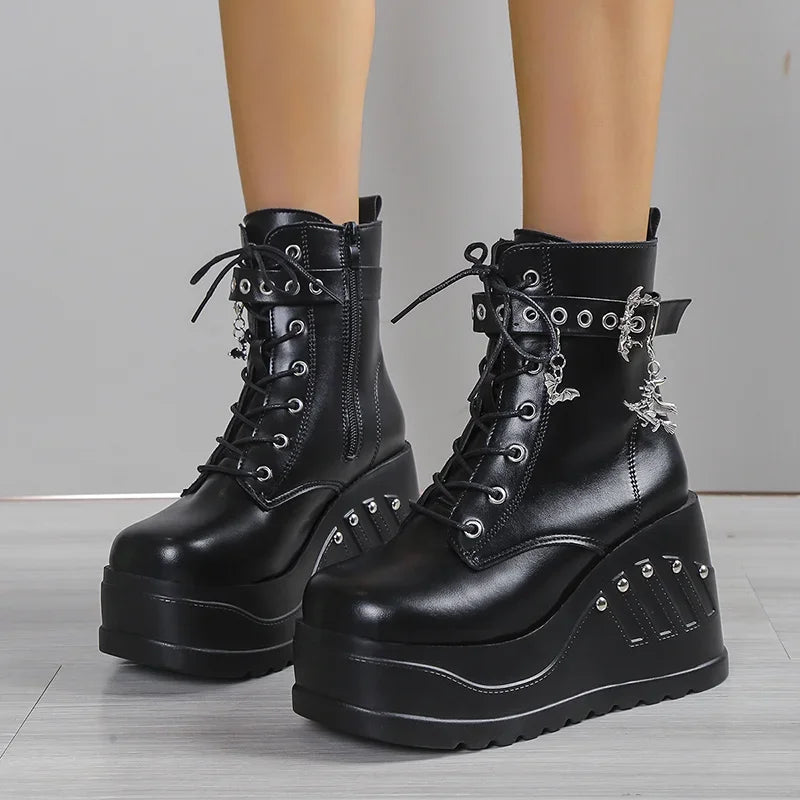 Abyssal hohe schwarze Stiefel