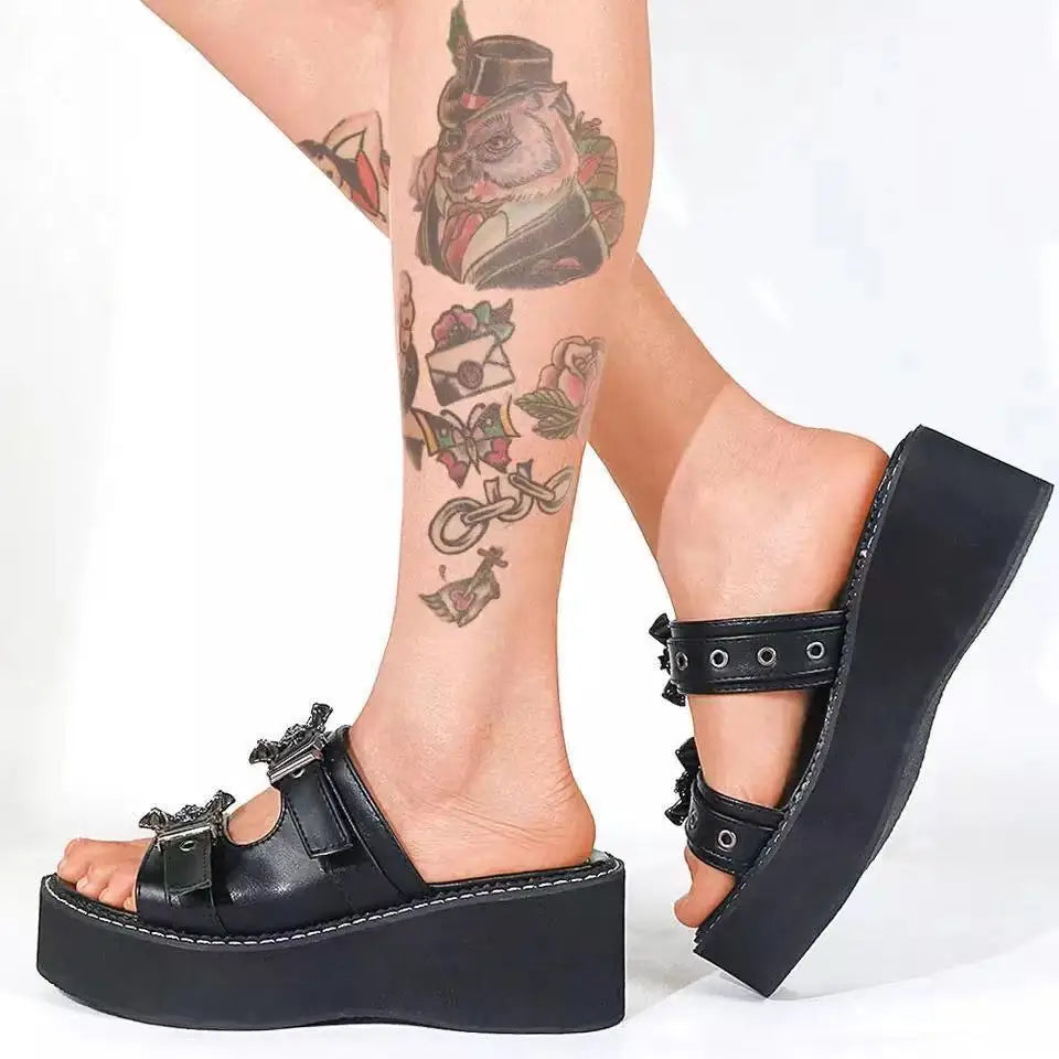 Chaussures à plateforme vampire
