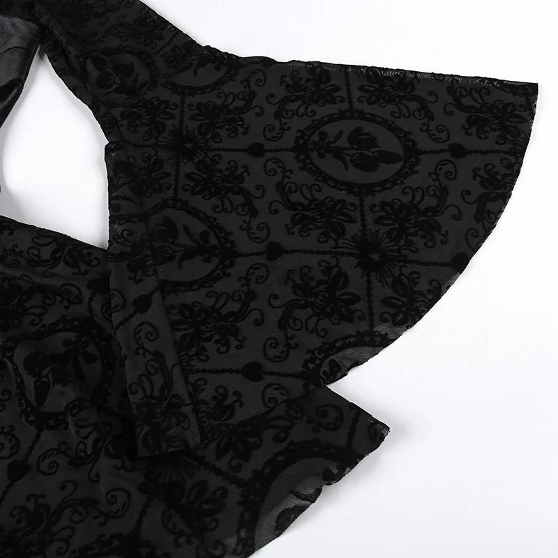 VIKTORIANISCHES GOTISCHES SPITZENKLEID