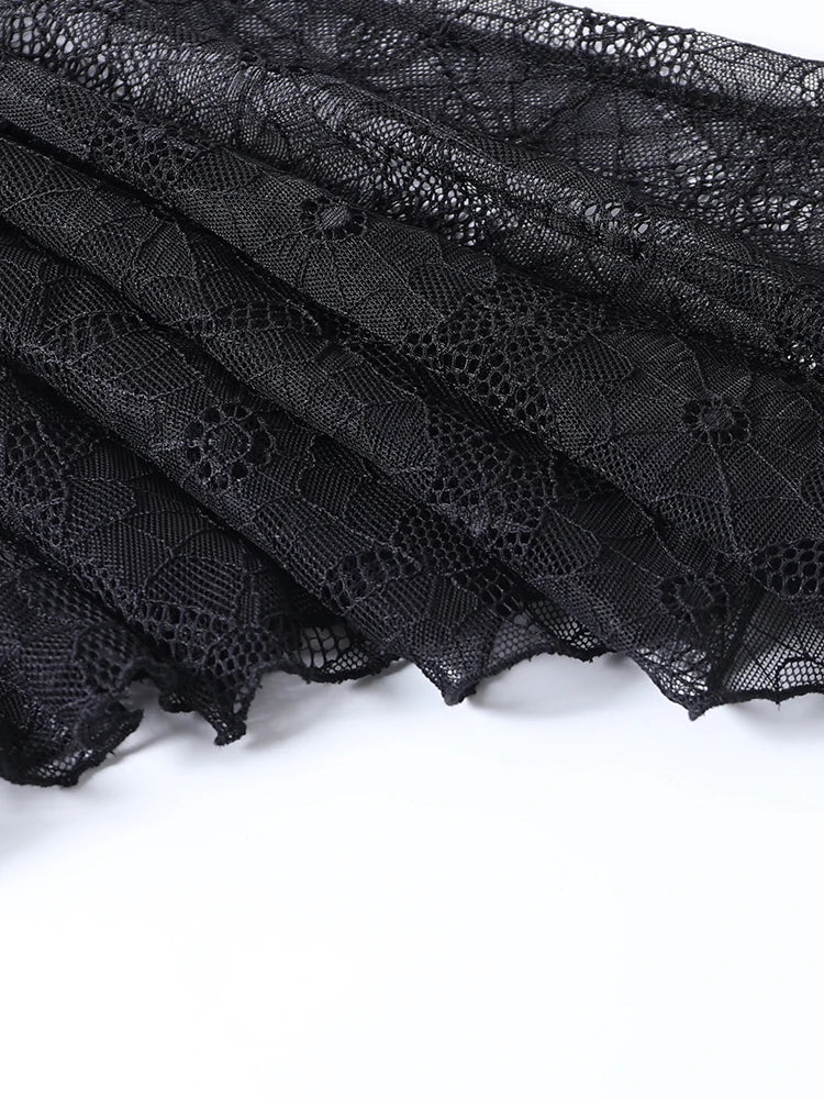 Kurzes Goth-Punk-Kleid