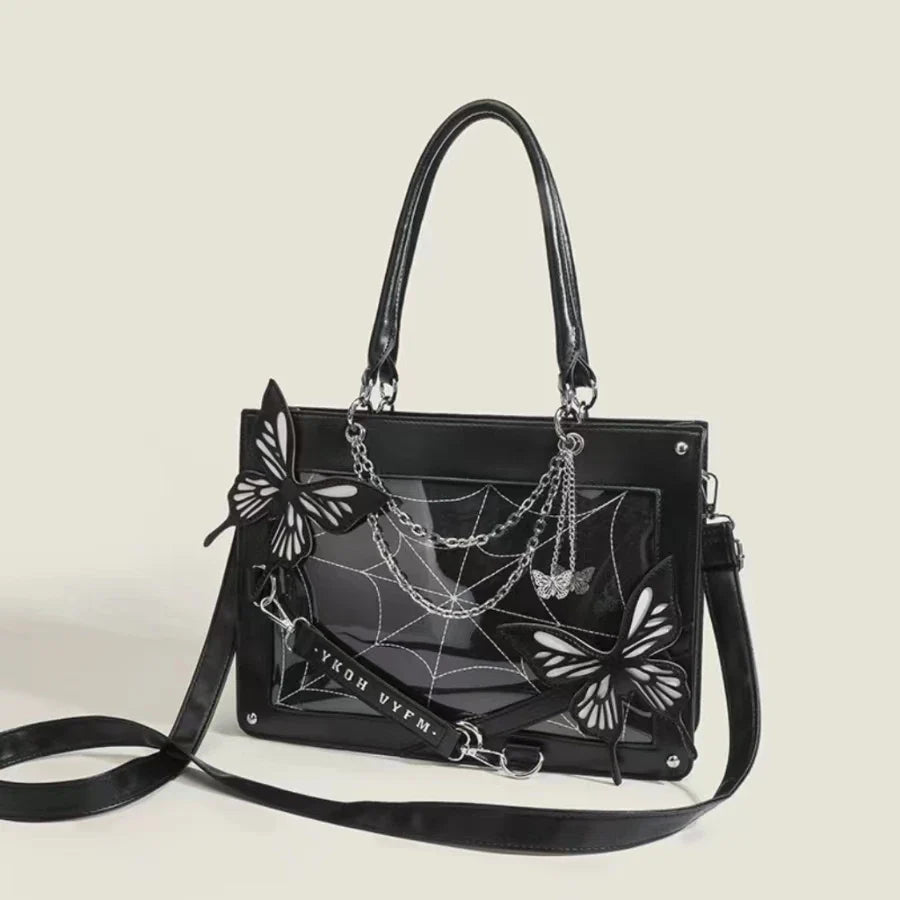Sac toile d'araignée - noir
