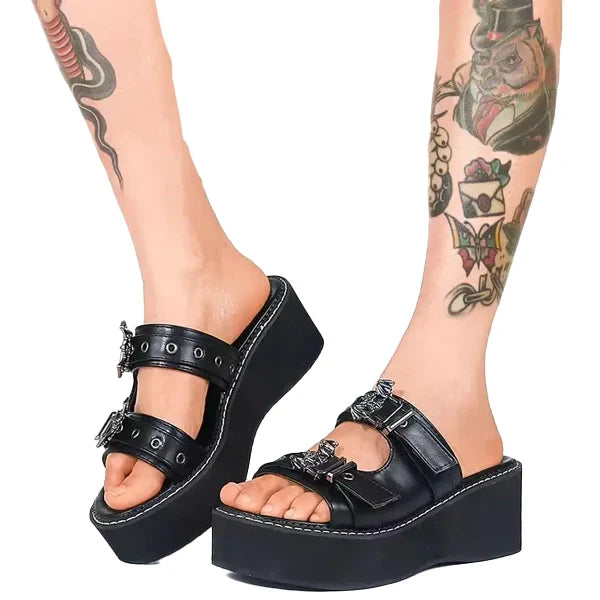 Chaussures à plateforme vampire