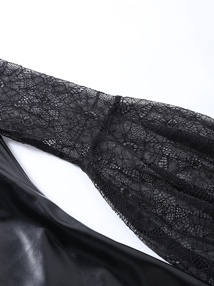 Kurzes Goth-Punk-Kleid