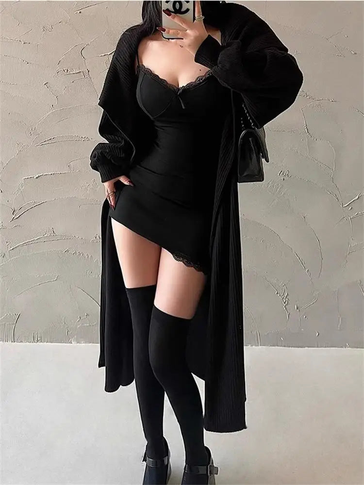 Gothic-Patchwork-Kleid