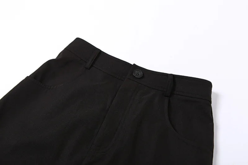 Jupe longue noire punk gothique