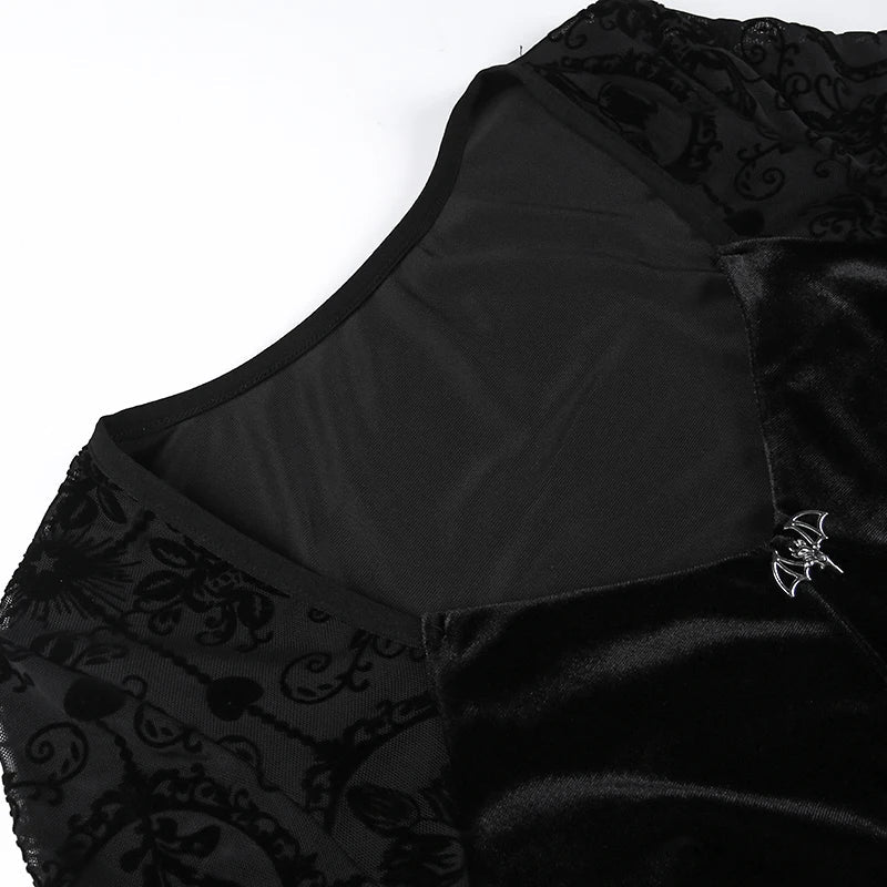 VIKTORIANISCHES GOTISCHES SPITZENKLEID