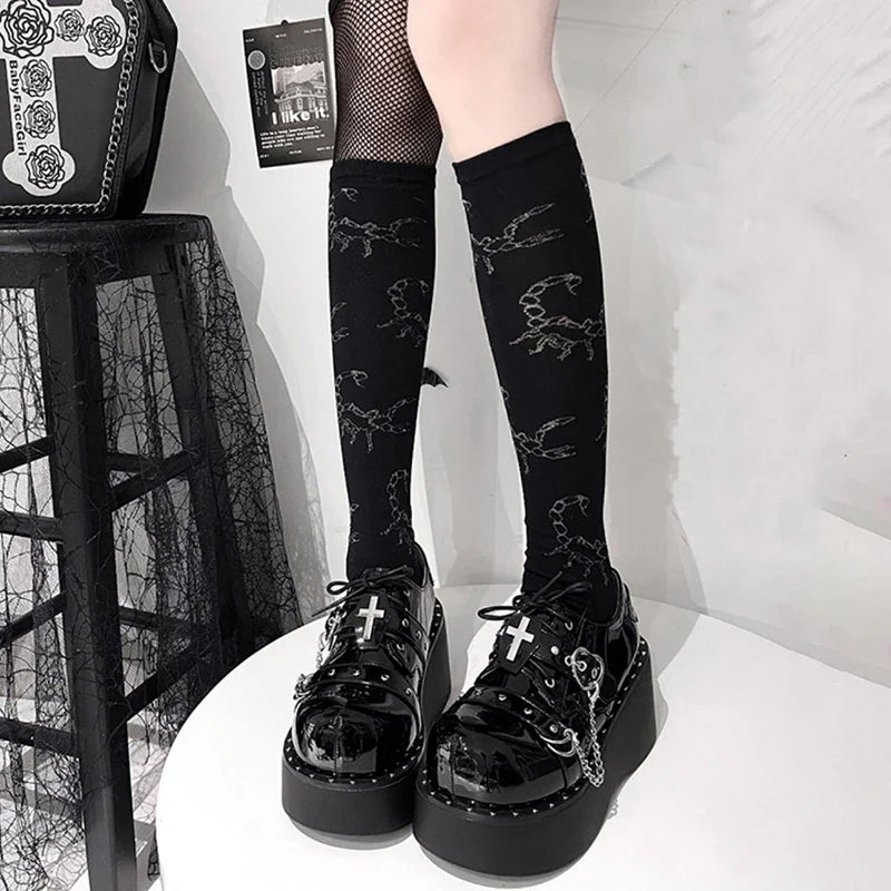 Chaussures compensées gothiques