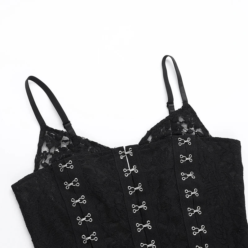 Gothic-Spitzenbluse