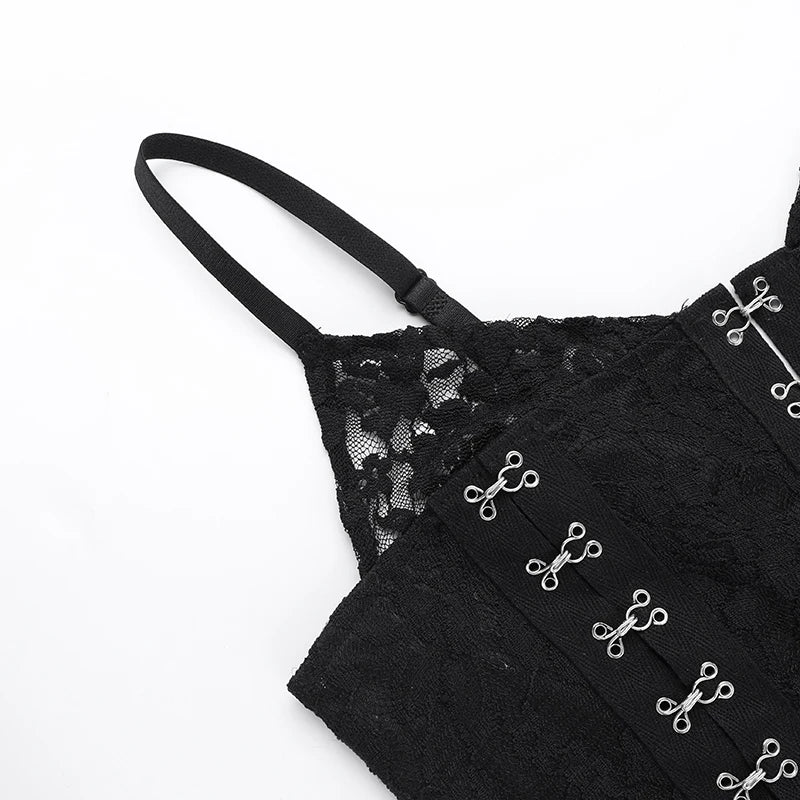 Gothic-Spitzenbluse