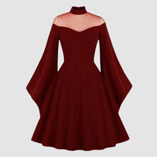 Rotes Gothic-Abendkleid