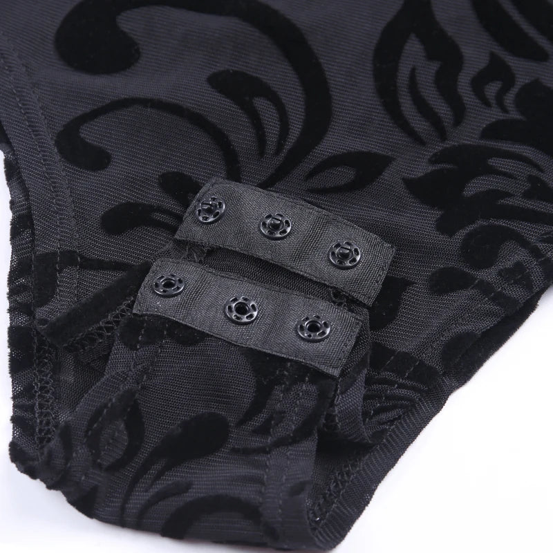 Gothic-Body aus Spitze