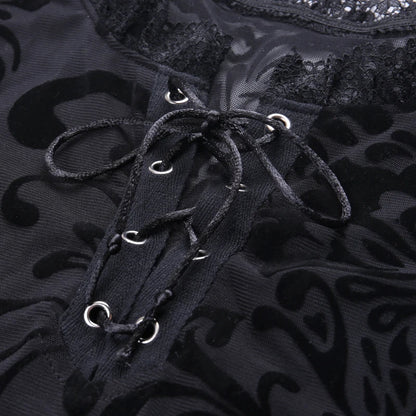 Gothic-Body aus Spitze