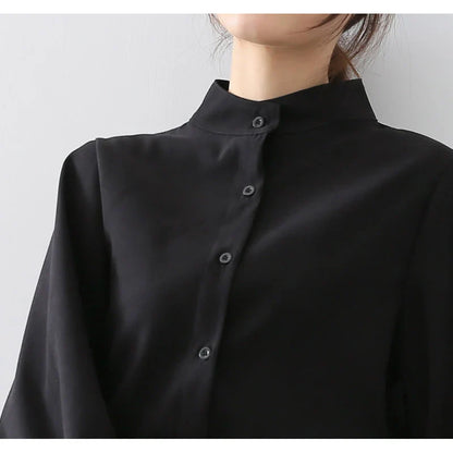 Chemise gothique noire style big o'lantern
