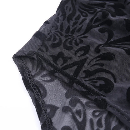 Gothic-Body aus Spitze