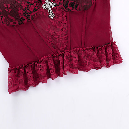 Rotes Vintage-Top