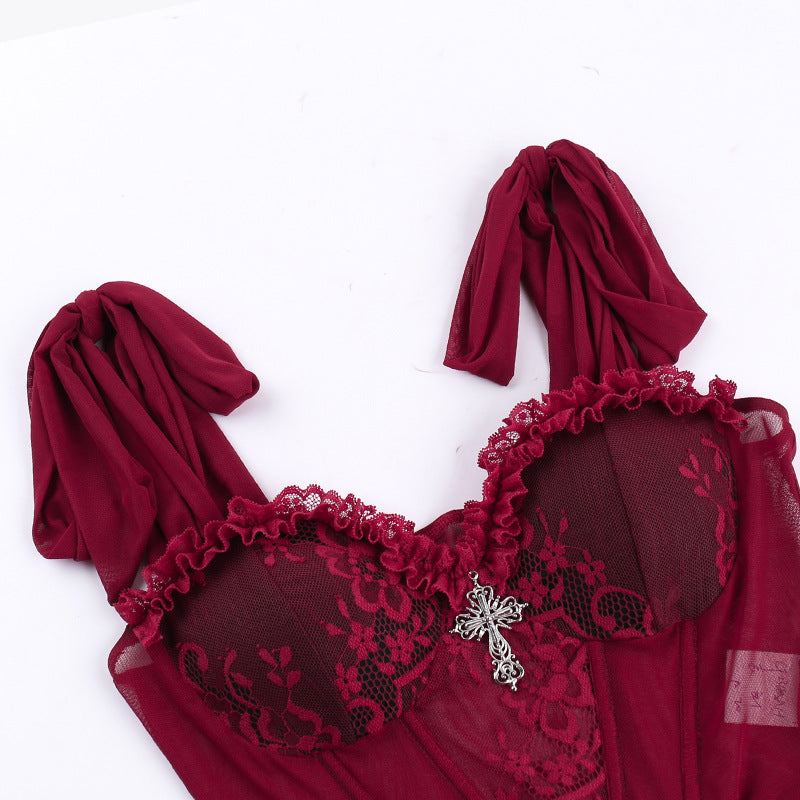 Rotes Vintage-Top