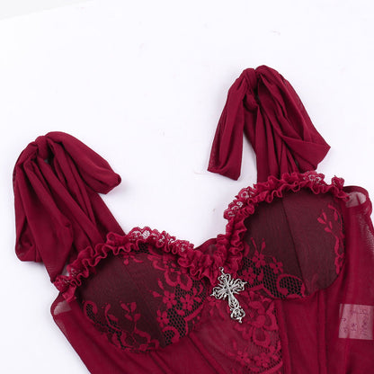 Rotes Vintage-Top