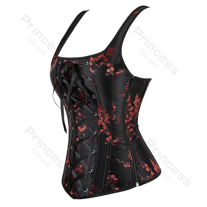 Corset femme avec motif du pays du soleil levant