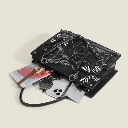 Sac toile d'araignée - noir