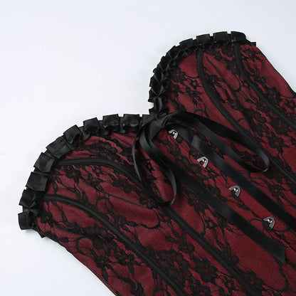 Corset gothique lacé
