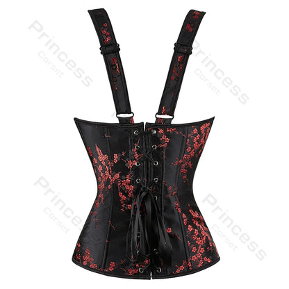 Corset femme avec motif du pays du soleil levant