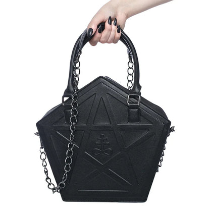 Gothic-Tasche mit Pentagramm