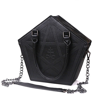 Gothic-Tasche mit Pentagramm