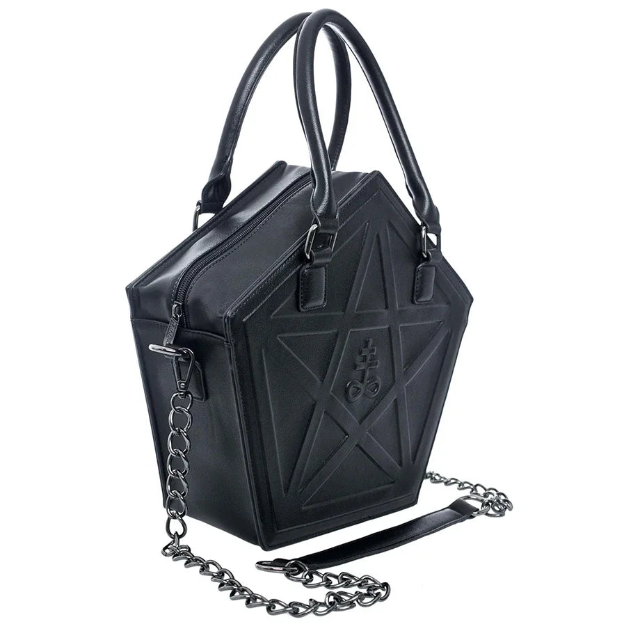 Gothic-Tasche mit Pentagramm