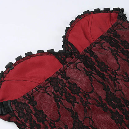 Corset gothique lacé