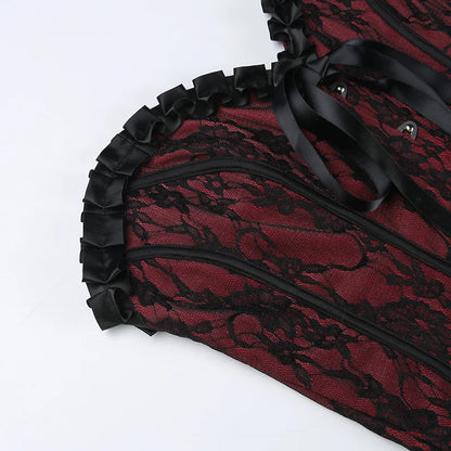 Corset gothique lacé