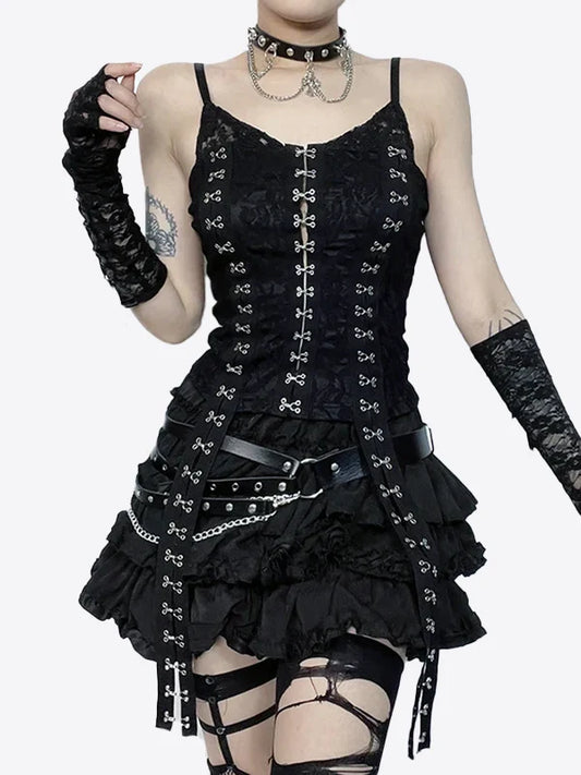 Gothic-Spitzenbluse
