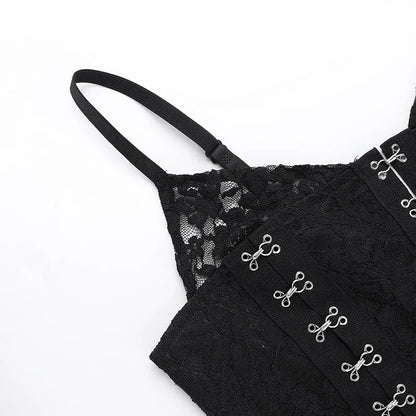 Gothic-Spitzenbluse